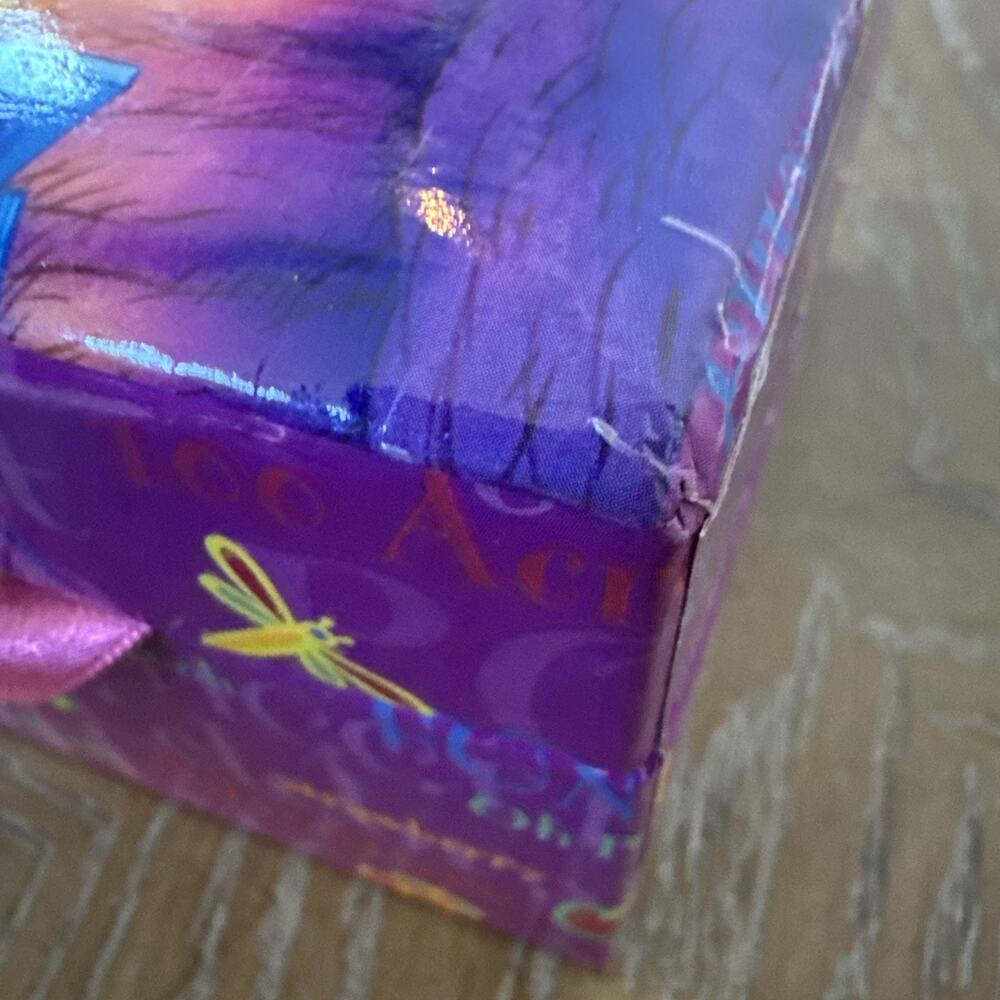 Winnie The Pooh & Friends Square Storage‎ Jewelry Gift Box Vintage Y2K Purple - Picture 13 of 13